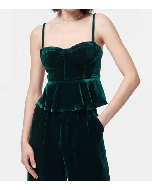 Cami NYC Colette Bustier In Deep Sea In Green