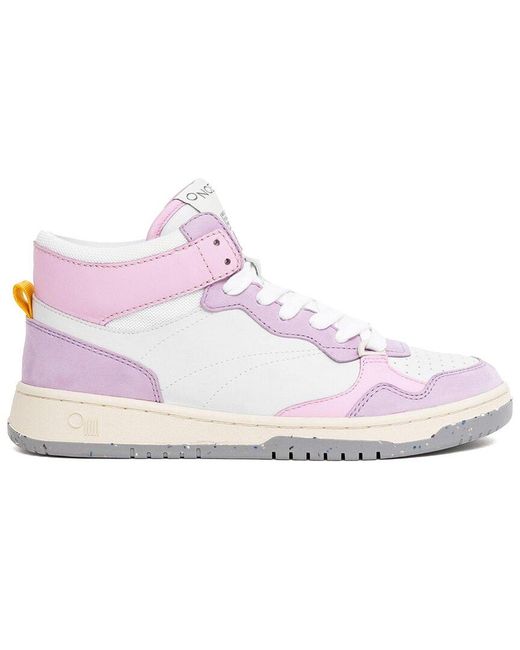 ONCEPT Pink Philly Leather & Suede Sneaker