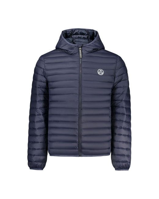 North Sails Blue Poliammide Jacket for men