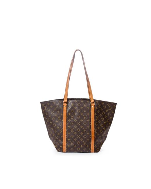 Louis Vuitton Brown Sac Shopping Pm