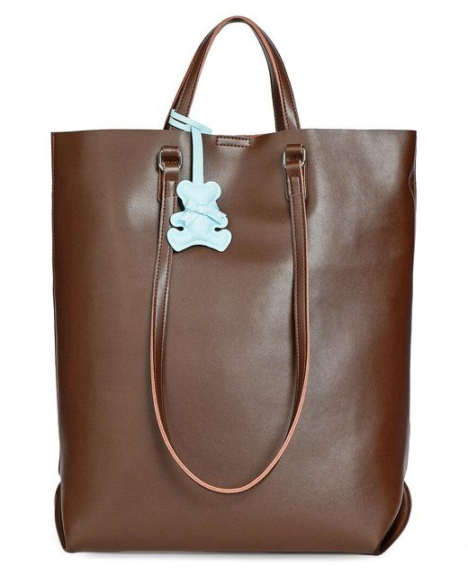 Tiffany & Fred Top-Grain Leather Satchel/Tote Bag