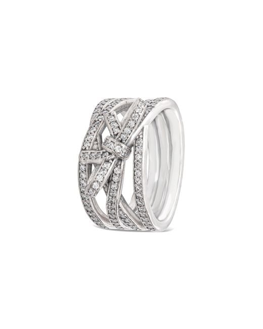 Pandora White Delicate Sentiments Clear Cz Ring