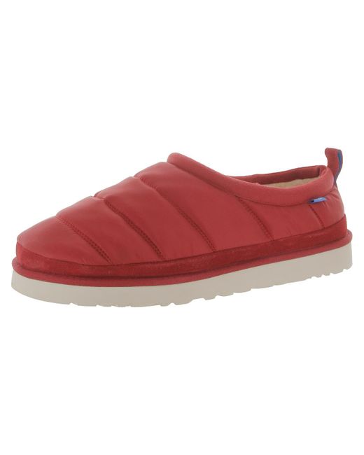 UGG Tasman Leather Lifestyle Slip-on Sneakers in Red for Men | Lyst