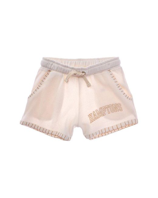 Vintage Havana Pink Embroidered Short