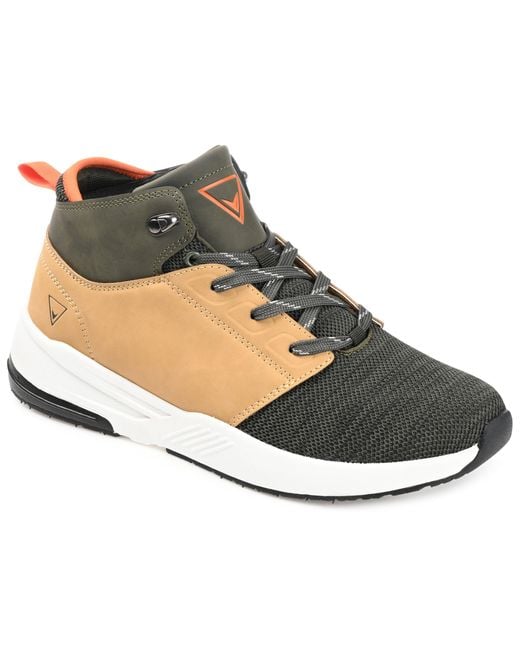 Vance Co. Green Hopper Knit Sneaker Boot for men
