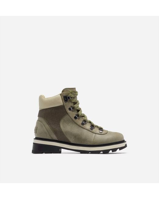 Sorel Green Lennox Hiker Stkd Boots