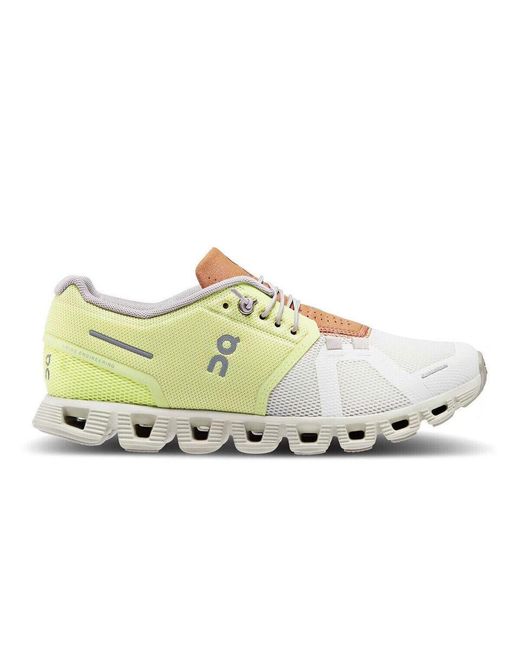 On Shoes Multicolor Running Cloud 5 59.98362 Hay Ice Low Top Sneaker Shoes Nr6250