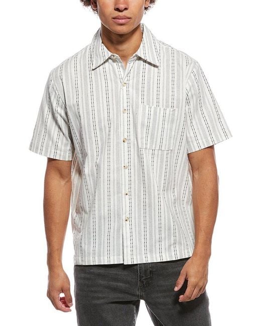 Sovereign Code White Stripe Shirt for men