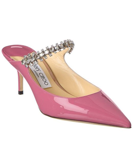 Jimmy Choo Pink Bing 65 Patent Pump