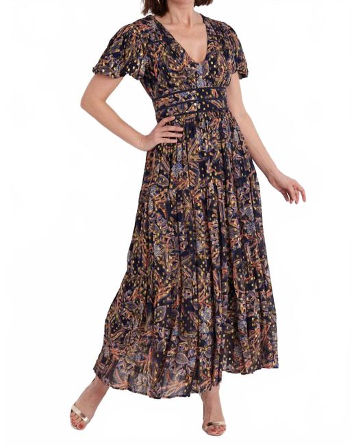 emery maxi dress Emery | Floral Long Sleeve Belted Maxi Dress
