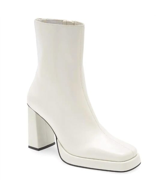 Jeffrey Campbell White Maximal Bootie