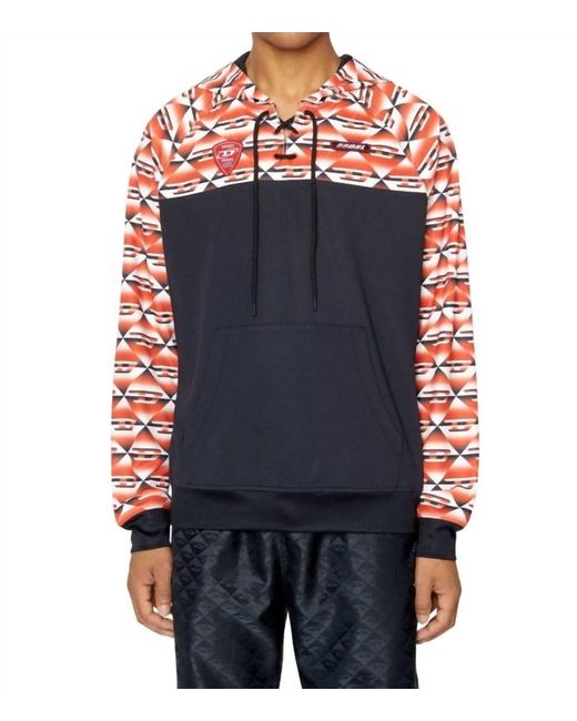 DIESEL Blue Sport Zonnie Sweatshirt for men
