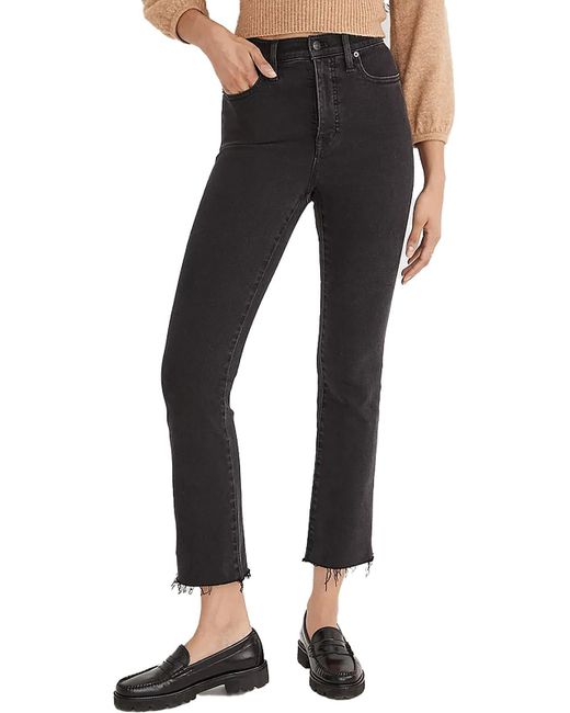 Madewell Black High-rise Cali Demi Bootcut Jeans