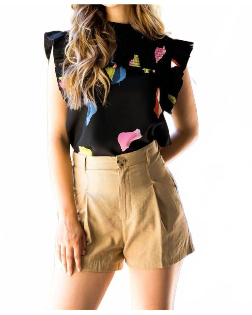 Thml Black Random Thoughts Top
