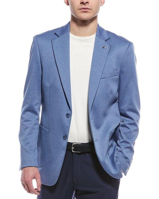 Scotch & Soda Blue Modern Fit Jacket for men