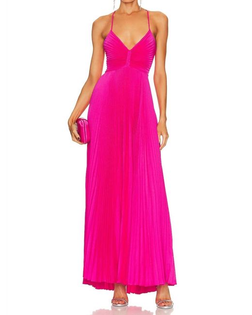 A.L.C. Aries Maxi Dress in Pink | Lyst