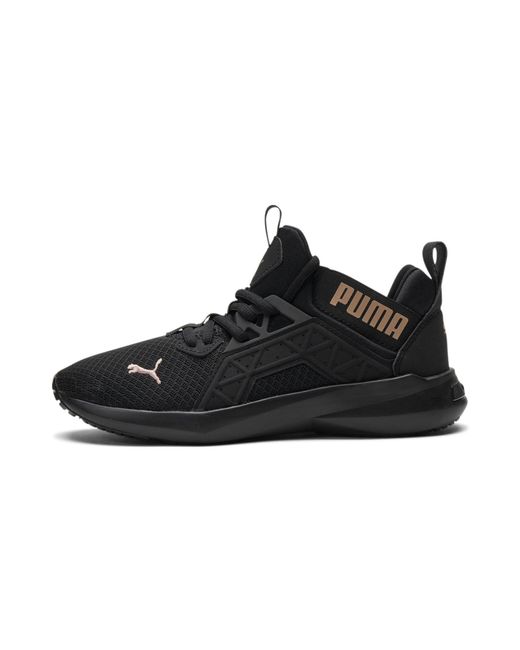 PUMA Black Softride Enzo Nxt Wide Running Shoes for men