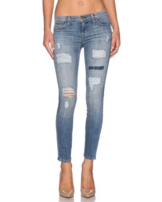 Current/Elliott Blue The Stiletto Jean