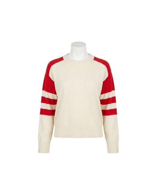 Faherty Brand Red Throwback Crew Top