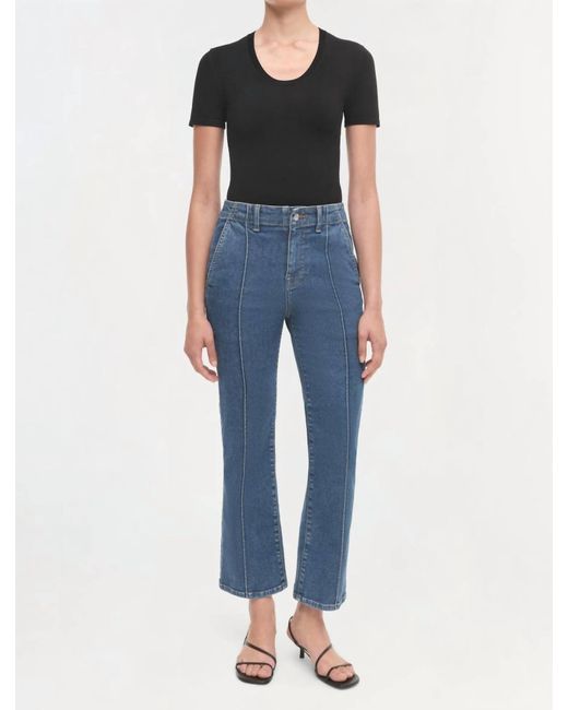 Jonathan Simkhai Blue Ansel Trouser