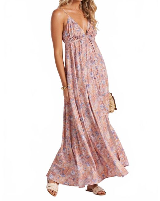 Bishop + Young Pink Sabrina Maxi Dress