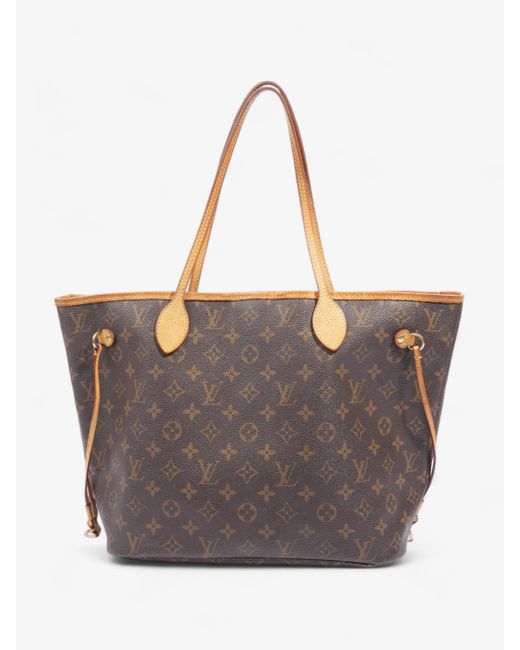 Louis Vuitton Brown Neverfull Monogram Coated Canvas