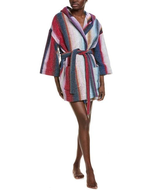 ルームウェア・パジャマ MISSONI MAREA ACCAPPATOIO CAPPUCCIO MOD.19_NEW Missoni Clancy Accappatoio Cappuccio Mod Bathrobe in Red | Lyst