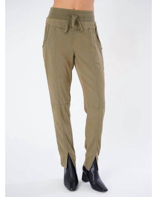 Marrakech Natural Isa Slit Hem Jogger