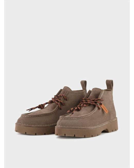 Pànchic Brown Desert Suede Shoe Boot