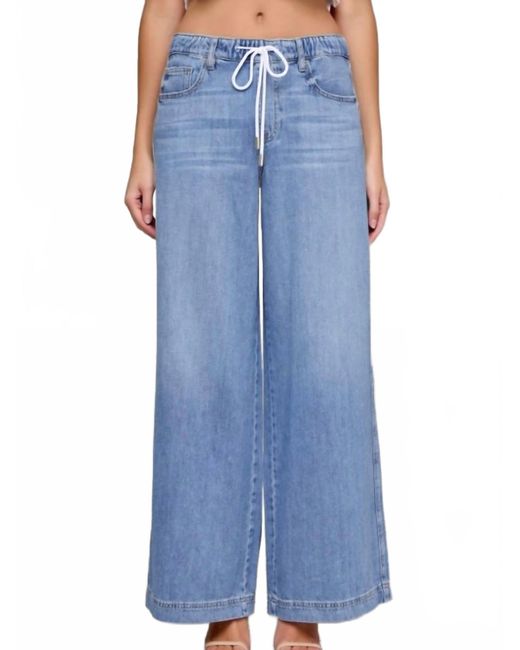 Hidden Jeans Blue Drawstring Lightweight Jeans