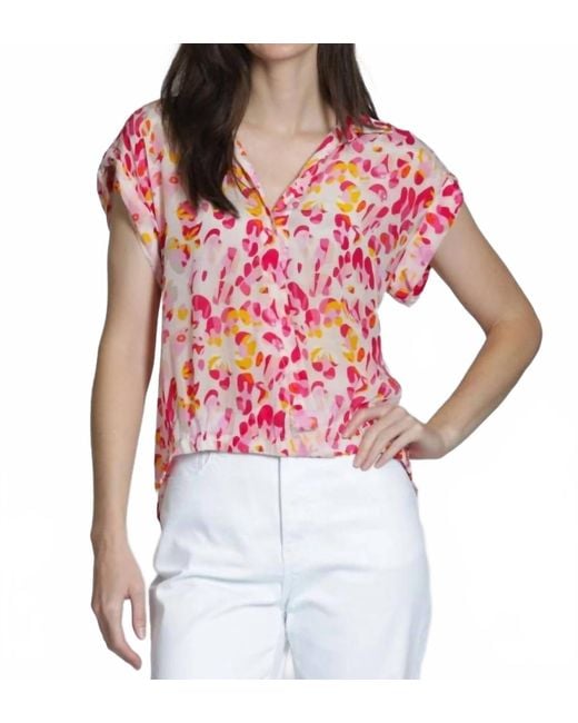Apny White Pullover Wrap Blouse