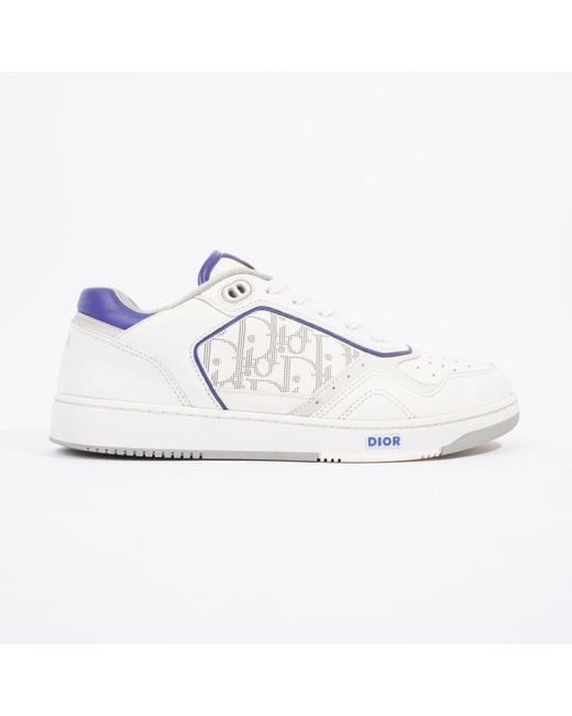 Dior White B27 Low-top / Leather for men