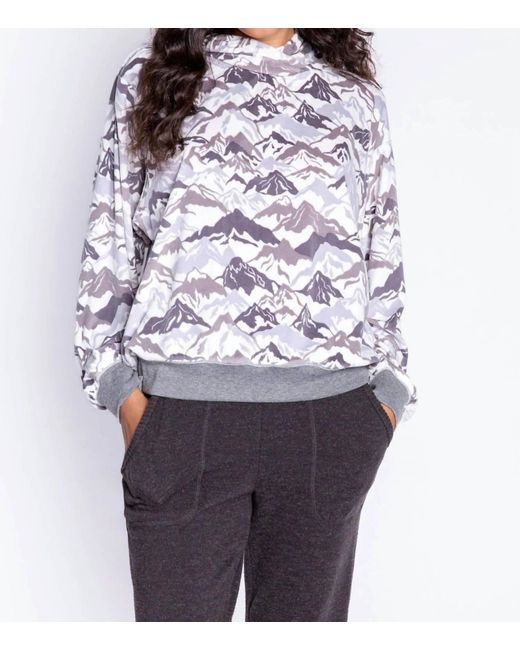 Pj Salvage Multicolor Mountain Bound Lounge Hoodie