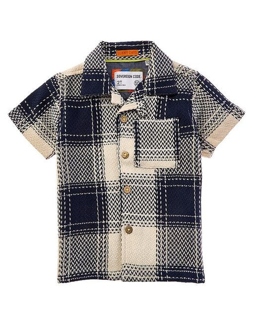 Sovereign Code Blue Soren Button Front T-Shirt for men