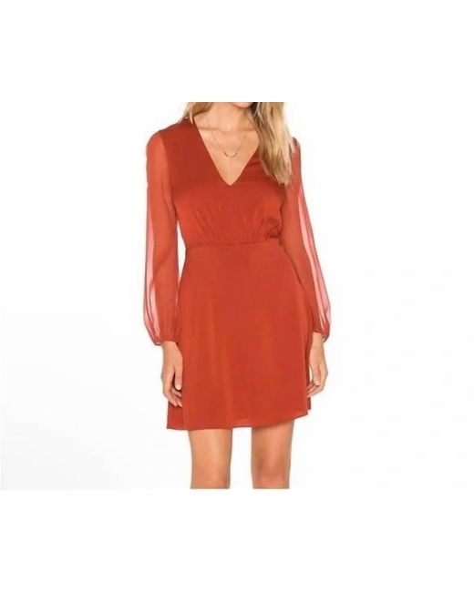 estella mini dress ESTELLA DRESS Woman red