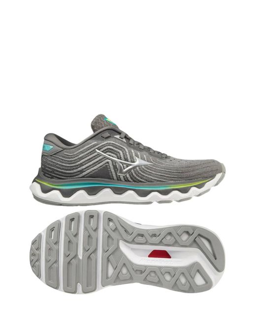 Mizuno Gray Wave Horizon 6 Running Shoes - B/medium Width