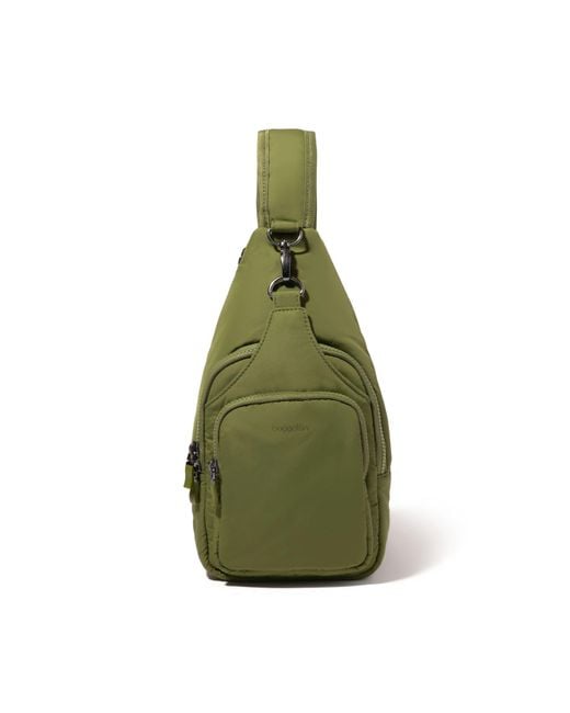 Baggallini Green Central Park Sling