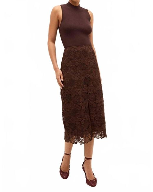 Marie Oliver Brown Meara Skirt