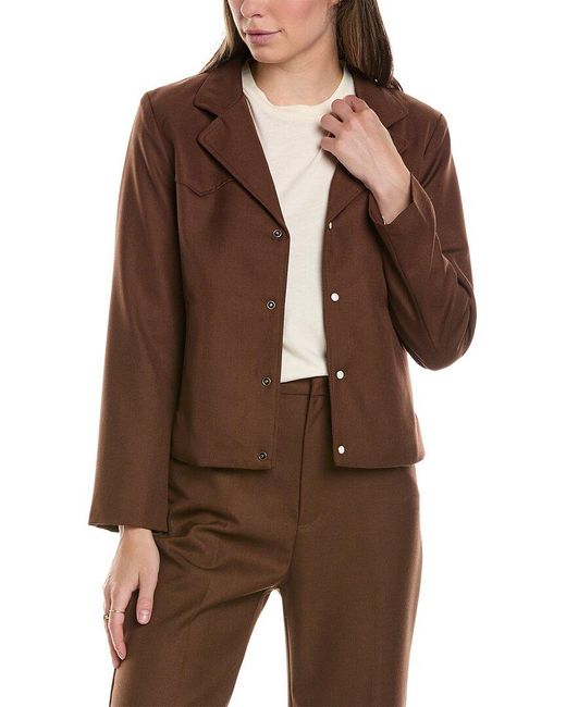 The Great Brown The Western Wool-blend Blazer