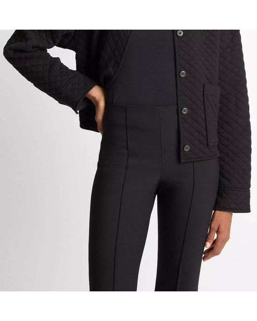 Vince Black Quilted Collared Jacket