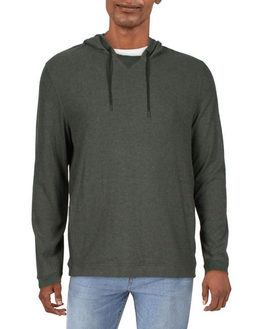 Kenneth Cole Green Fleece Pullover Hoodie for men