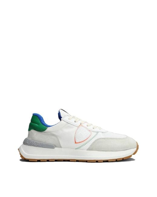 Philippe Model White Antibes Low Sneakers for men