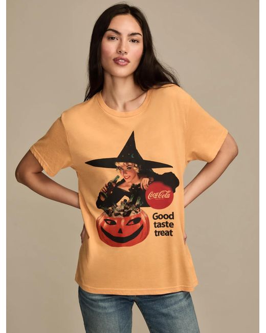 Lucky Brand Natural Coca Cola Taste Treat Boyfriend Tee