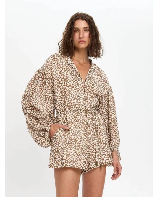 Kivari Natural Solara Playsuit