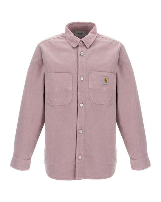 Carhartt Pink 'Walter' Overshirt for men