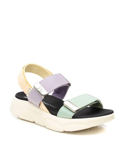 Xti Blue Open Sandals