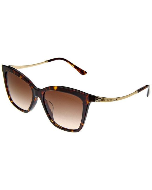 BVLGARI Brown Bv8257 54mm Sunglasses