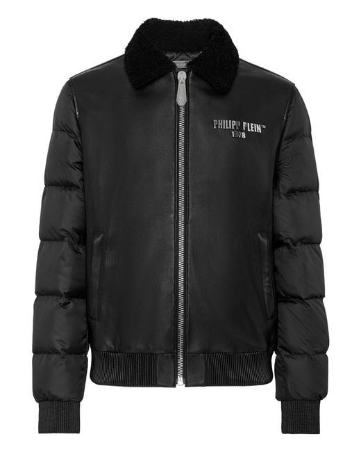Philipp Plein Black Jacket for men