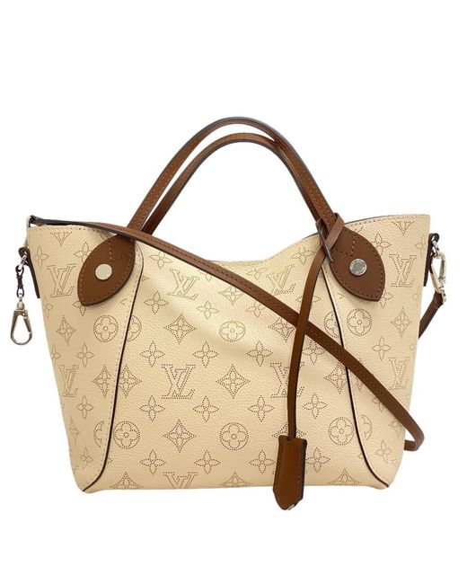 Louis Vuitton Brown Mahina Leather Tote Bag (pre-owned)