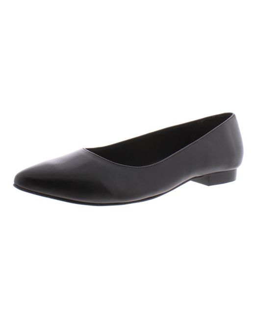 Walking Cradles Brown Reece Leather Slip On Pointed Toe Flats
